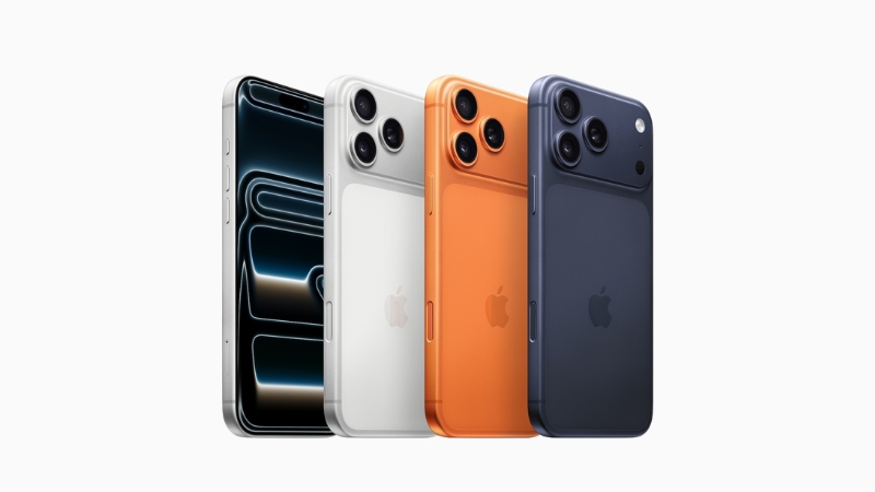 iPhone 17 pro là các tông màu kim loại và chất liệu cao cấp