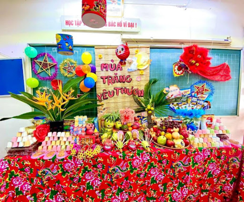 Mẫu trang trí mâm cỗ trung thu đơn giản 11