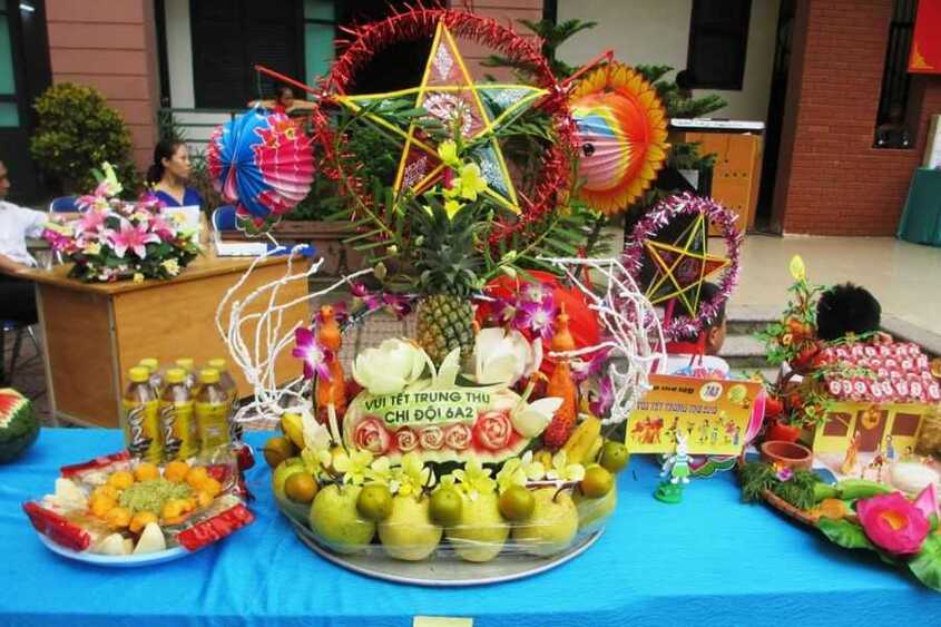 Trang trí mâm cỗ trung thu độc đáo 1