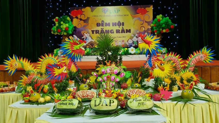 Trang trí mâm cỗ trung thu độc đáo 2