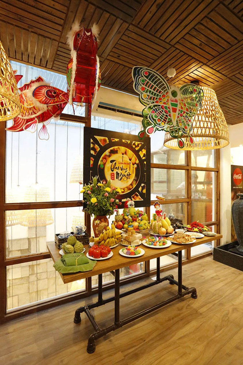 Trang trí mâm cỗ trung thu độc đáo 4