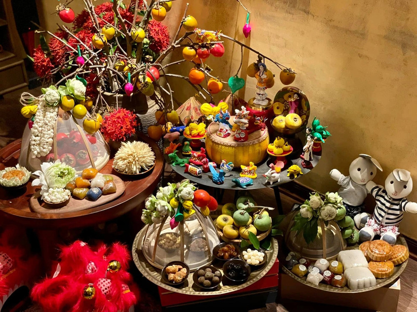 Trang trí mâm cỗ trung thu độc đáo 11