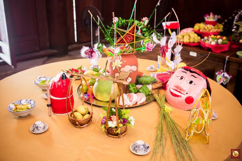 Trang trí mâm cỗ trung thu độc đáo 12