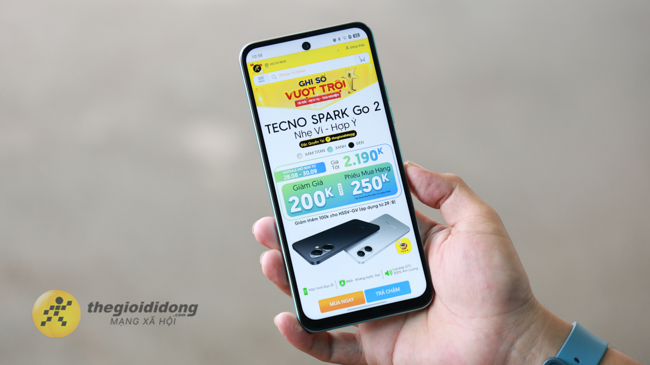 Cách chụp màn hình trên TECNO Spark GO 2