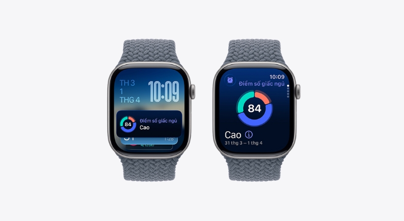 Apple Watch Series 11 có khả năng cung cấp điểm số giấc ngủ, giúp người dùng hiểu rõ hơn về chất lượng giấc ngủ của mình