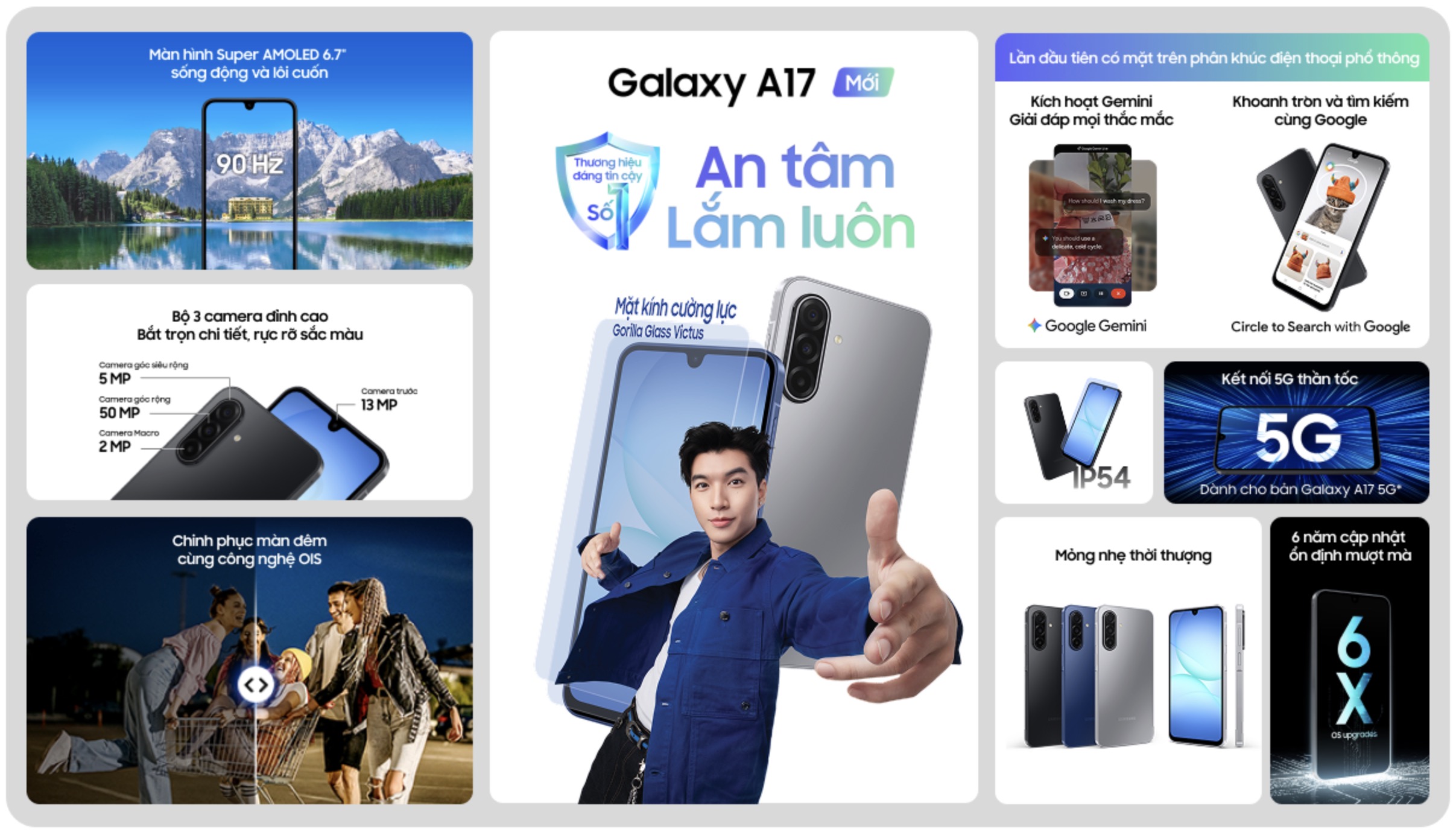 Samsung Galaxy A17 Có Gì Mới? Samsung Galaxy A17 Có Gì Mới?
