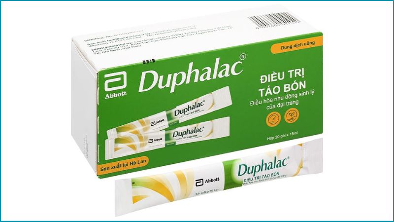 Duphalac là thuốc trị táo bón - chứa hoạt chất lactulose 