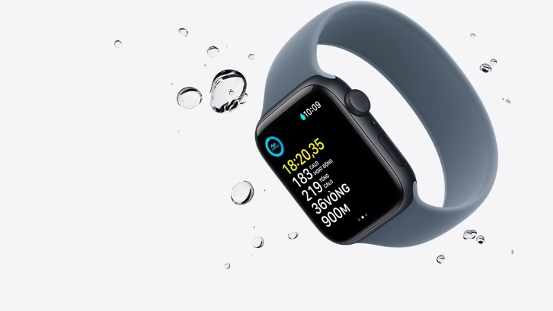 Apple Watch SE 3 được Apple trang bị khả năng chống nước theo chuẩn WR50