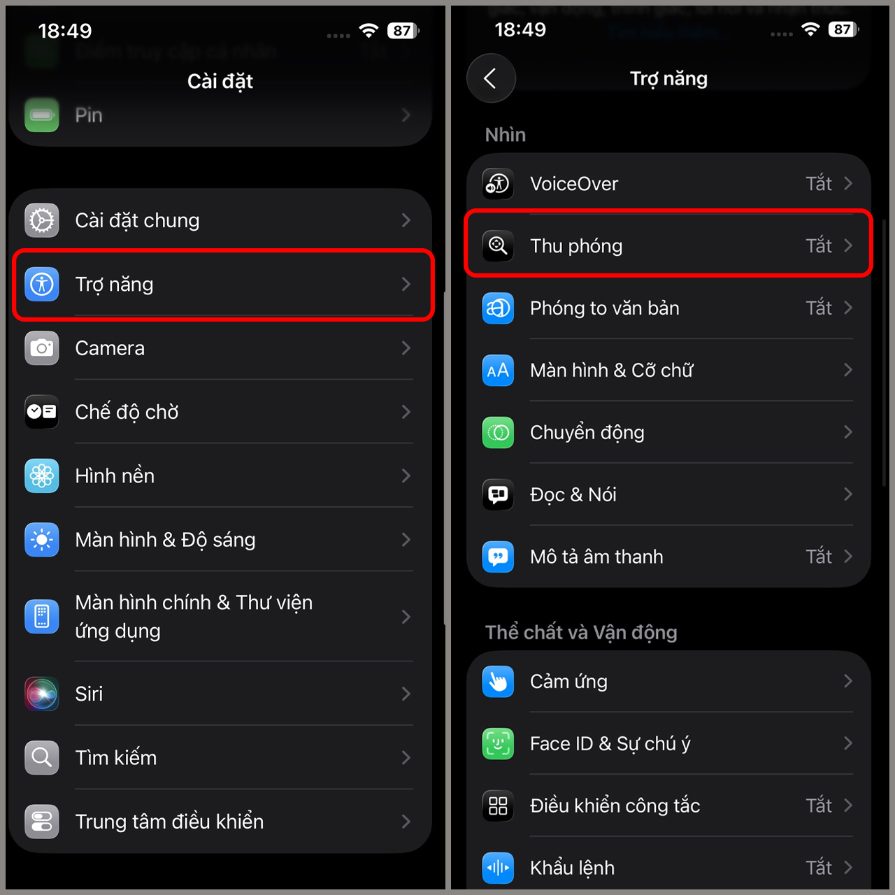 Cách khắc phục lỗi iPhone bị phóng to màn hình khóa