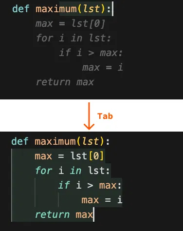 Cách sử dụng Cursor AI: Code Completion với phím Tab - Cursor sẽ tự động gợi ý > Nhấn Tab để chèn đoạn gợi ý