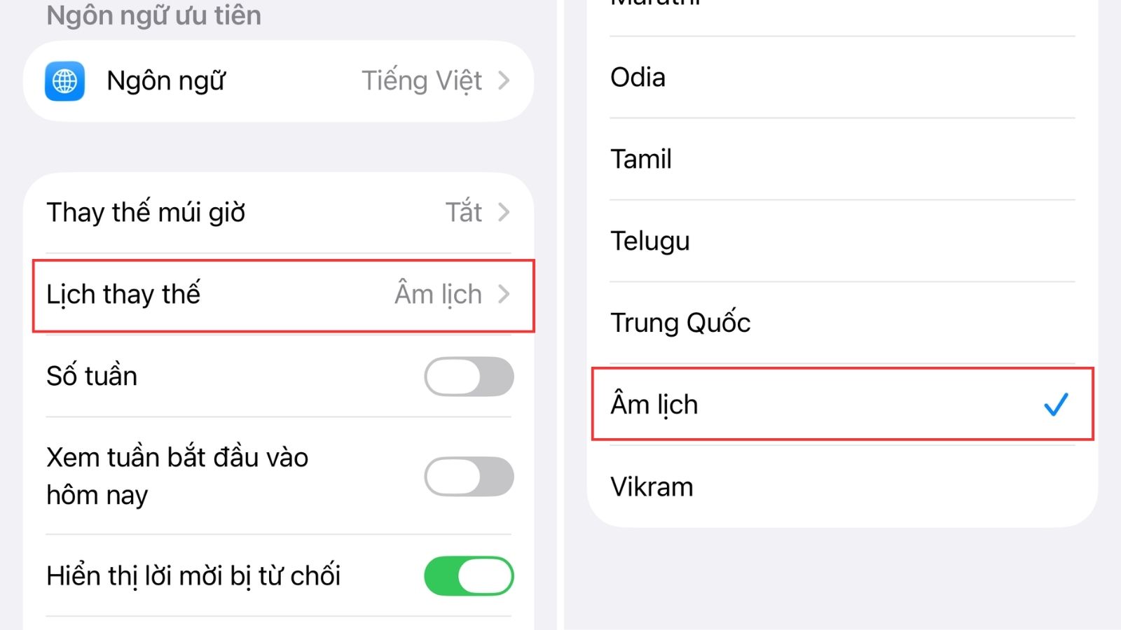 Lịch thay thế > Âm lịch Lịch thay thế > Âm lịch