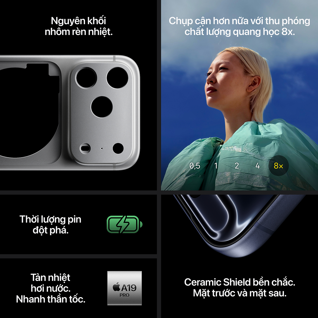 Tính năng mới trên iPhone 17 Pro, iPhone 17 Pro Max