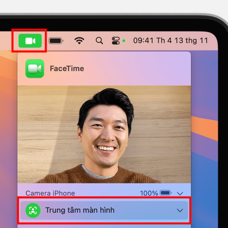 Cách bật Center Stage trên máy Mac Cách bật Center Stage trên máy Mac