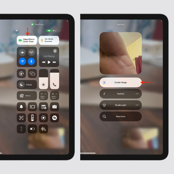 Cách bật Center Stage trên iPad Cách bật Center Stage trên iPad