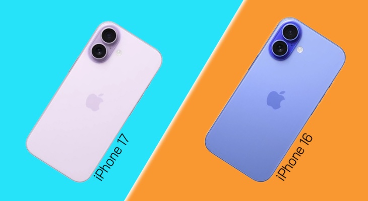 So sánh về thiết kế, iPhone 17 không có sự thay đổi quá rõ rệt so với iPhone 16