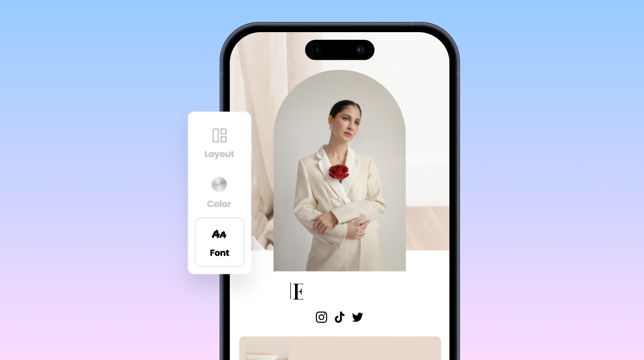 Tập hợp liên kết: Gom gọn link mạng xã hội, website, blog, giúp fan dễ truy cập nội dung của bạn