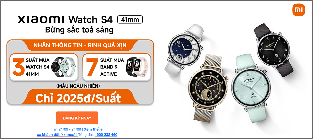 Mở bán Xiaomi Watch S4 41 mm