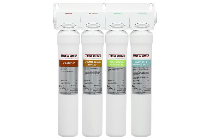 Thiết bị lọc nước UF Stiebel Eltron Stream 5S thiết kế lắp âm, 4 lõi lọc UF - ion bạc