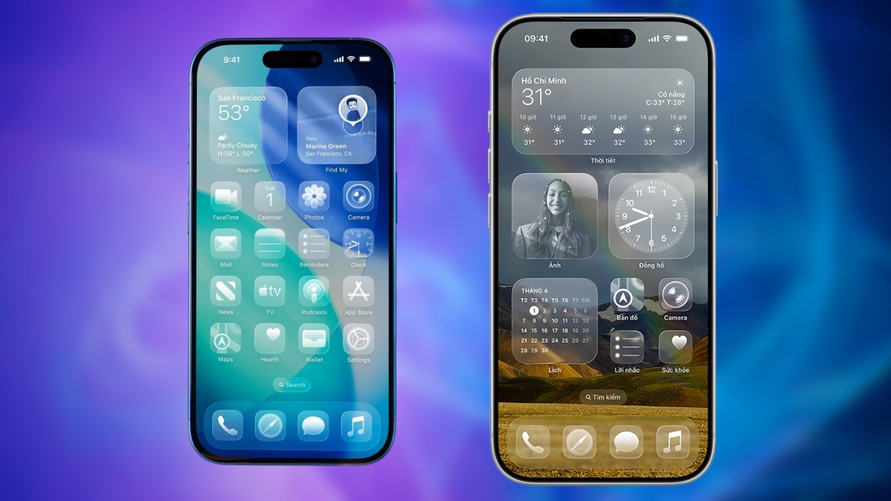 Cách làm icon trong suốt cho iPhone trên iOS 26 Cách làm icon trong suốt cho iPhone trên iOS 26