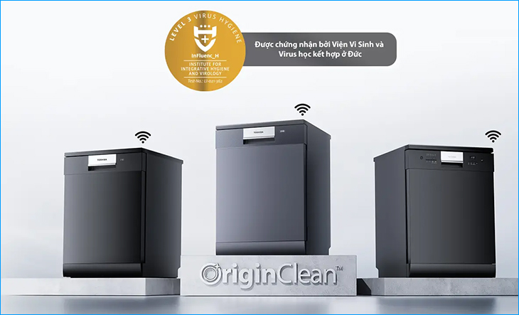 Máy rửa chén Toshiba là thương hiệu uy tín, chất lượng đến từ Nhật Bản