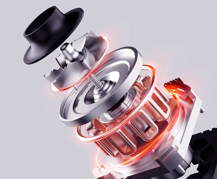 Động cơ Origin Inverter giúp máy vận hành êm ái và tiết kiệm năng lượng