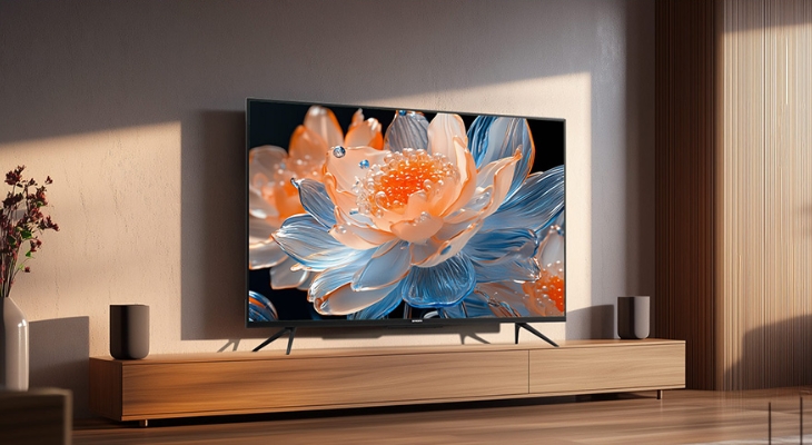 Google Tivi Coocaa 4K 55 inch 55Y84 sở hữu kích thước 55 inch cùng độ phân giải 4K (Ultra HD)