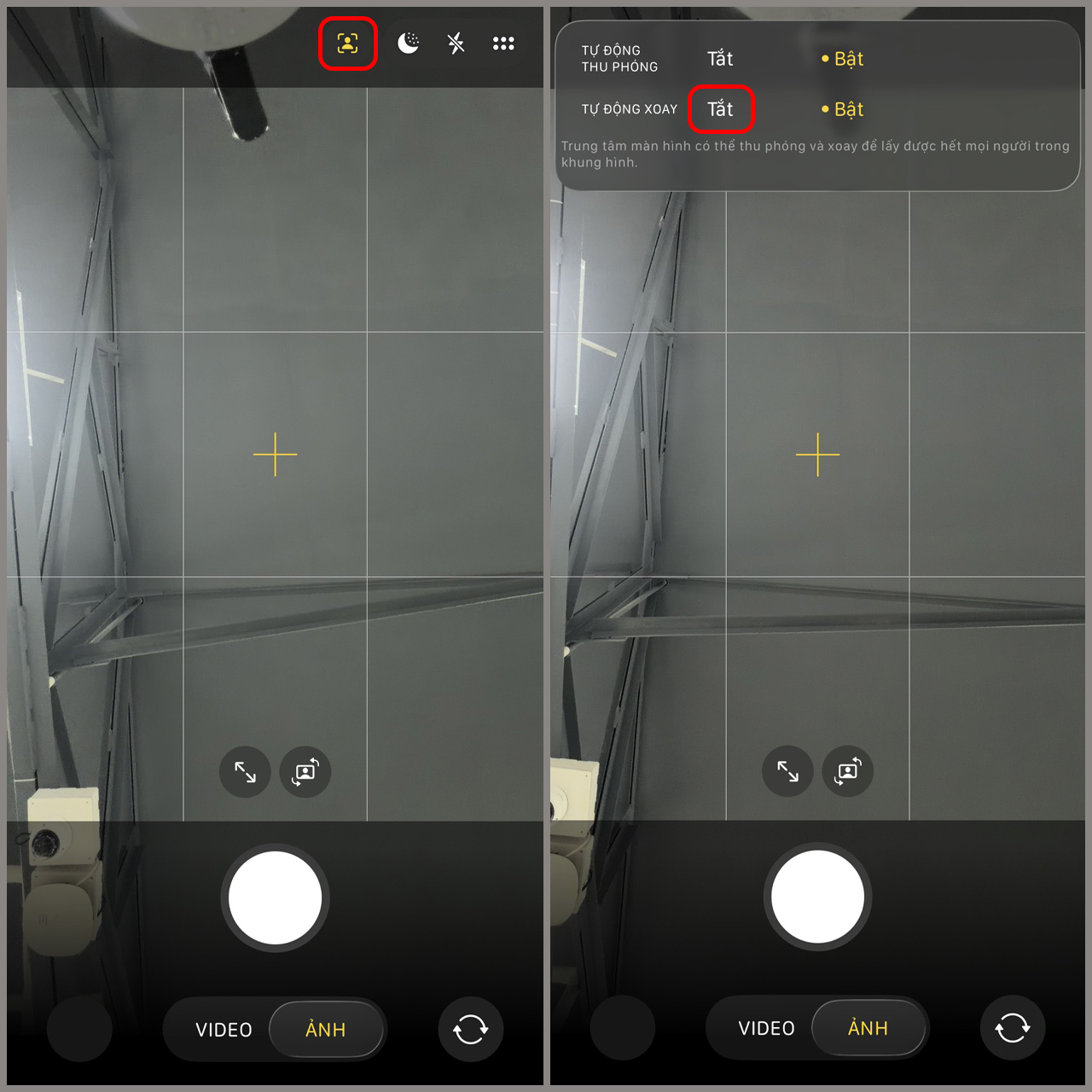 Cách bật Center Stage trên iPhone 17