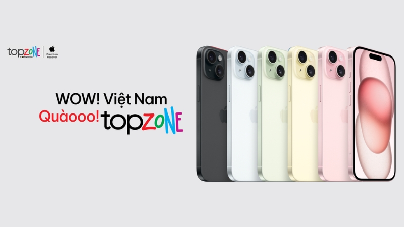 TopZone kinh doanh các sản phẩm iPhone chính hãng của Apple