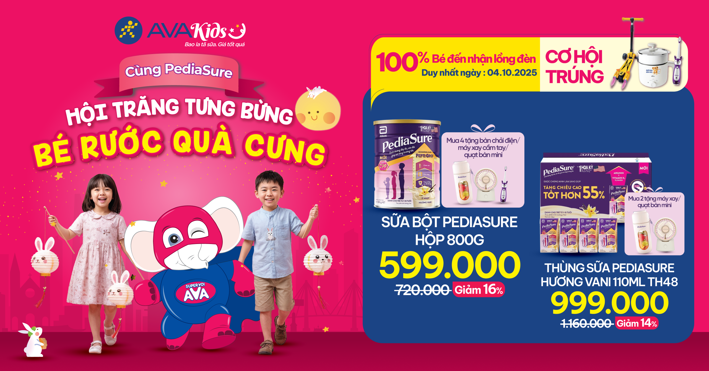 Hội trăng tưng bừng - Bé rước quà cưng