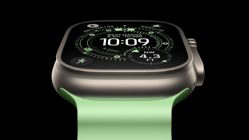 Apple Watch Ultra 3 với m&agrave;n h&igrave;nh 49mm viền mỏng hơn 24%