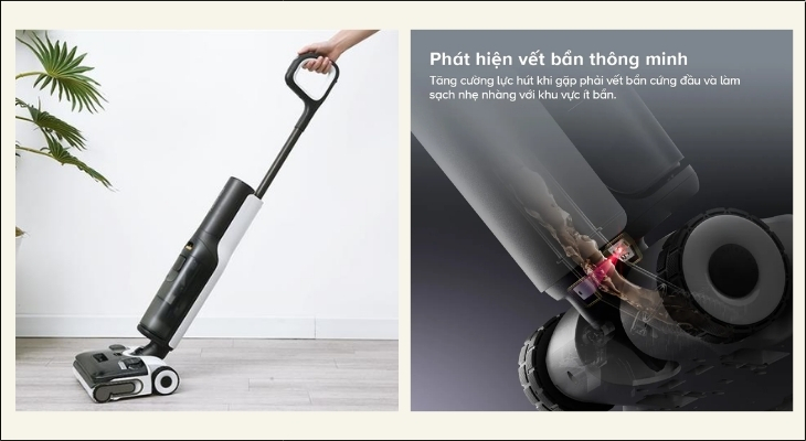 Máy hút bụi cầm tay Roborock F25 Ace với công nghệ DirTect phát hiện bụi bẩn, nâng cao hiệu suất lau dọn