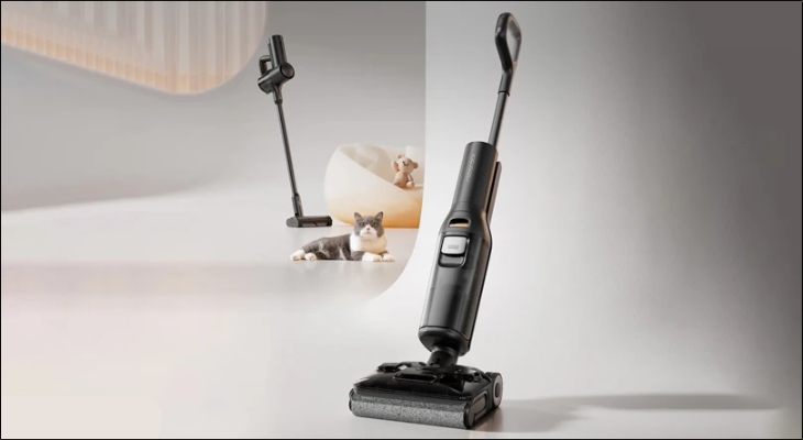 Máy hút bụi Roborock với thiết kế nhỏ gọn, nhẹ, dễ dàng cầm nắm và sử dụng trong nhiều không gian