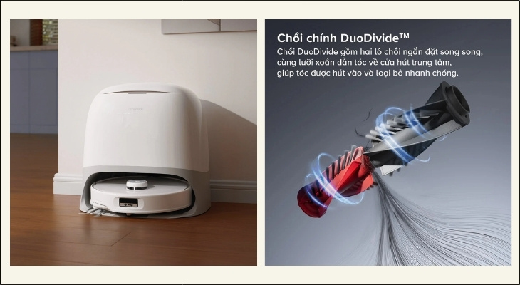 Công nghệ DuoDivide nổi bật với khả năng chống rối vượt trội, đạt chứng nhận quốc tế về tỷ lệ vướng tóc 0%