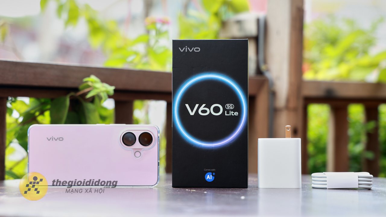 Trên Tay Vivo V60 Lite 5G: Thiết Kế Đẹp, Vi Xử Lý Mediatek Dimensity 7360, Pin Lớn 6.500 Mah Trên Tay Vivo V60 Lite 5G: Thiết Kế Đẹp, Vi Xử Lý Mediatek Dimensity 7360, Pin Lớn 6.500 Mah