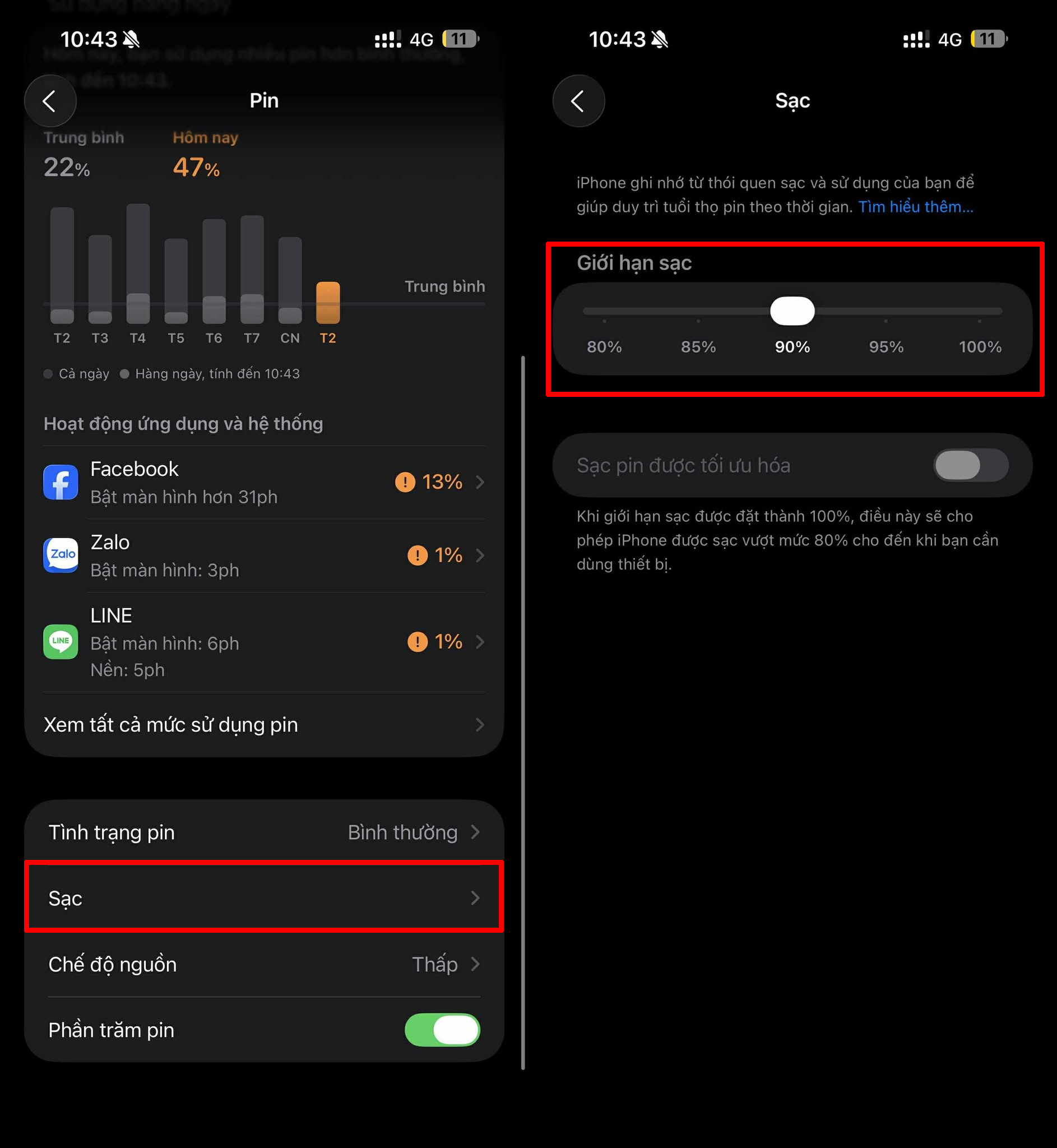 Cách Bật Giới Hạn Sạc Pin Trên Iphone Cách Bật Giới Hạn Sạc Pin Trên Iphone