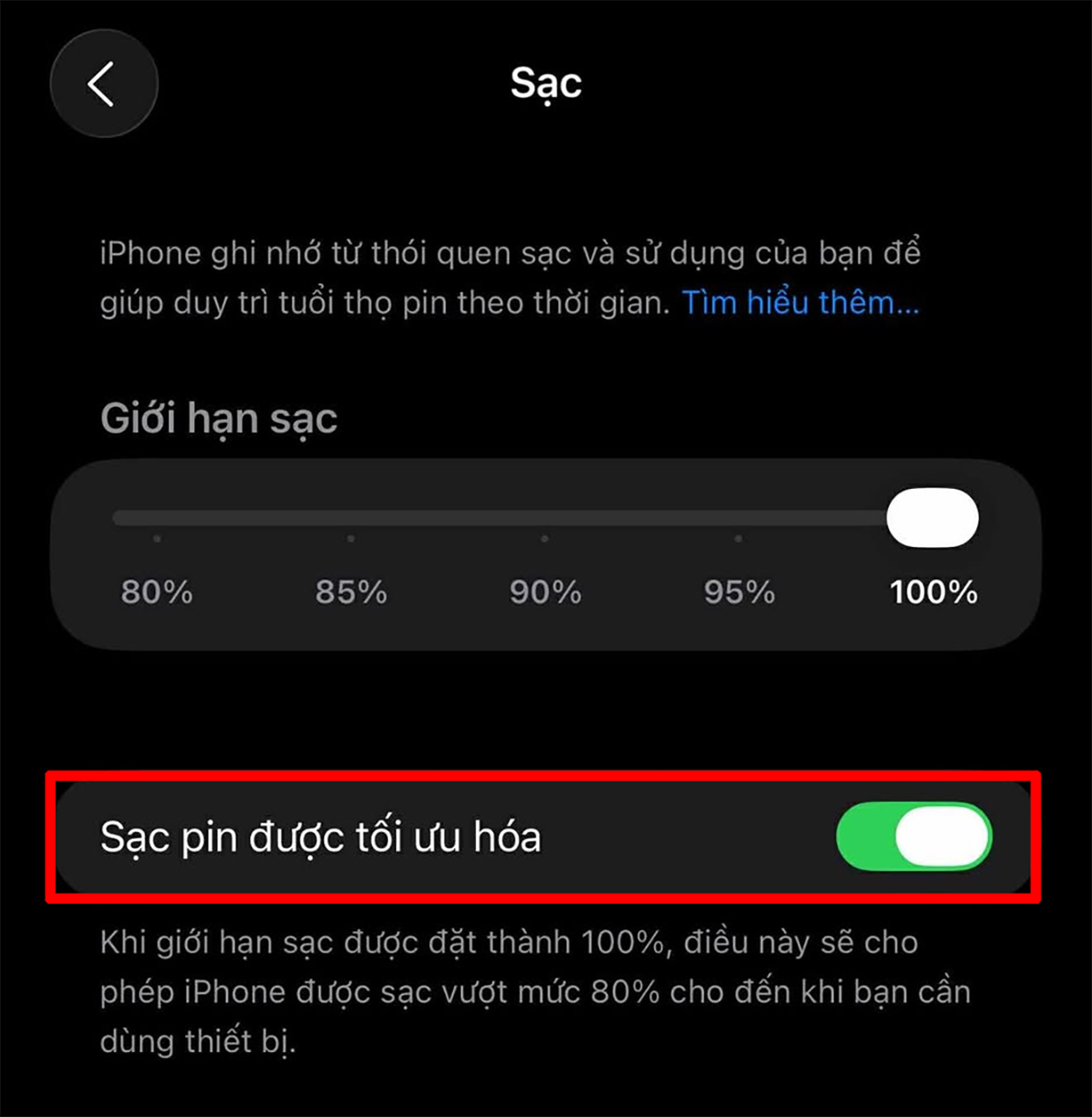 Cách Bật Giới Hạn Sạc Pin Trên Iphone Cách Bật Giới Hạn Sạc Pin Trên Iphone