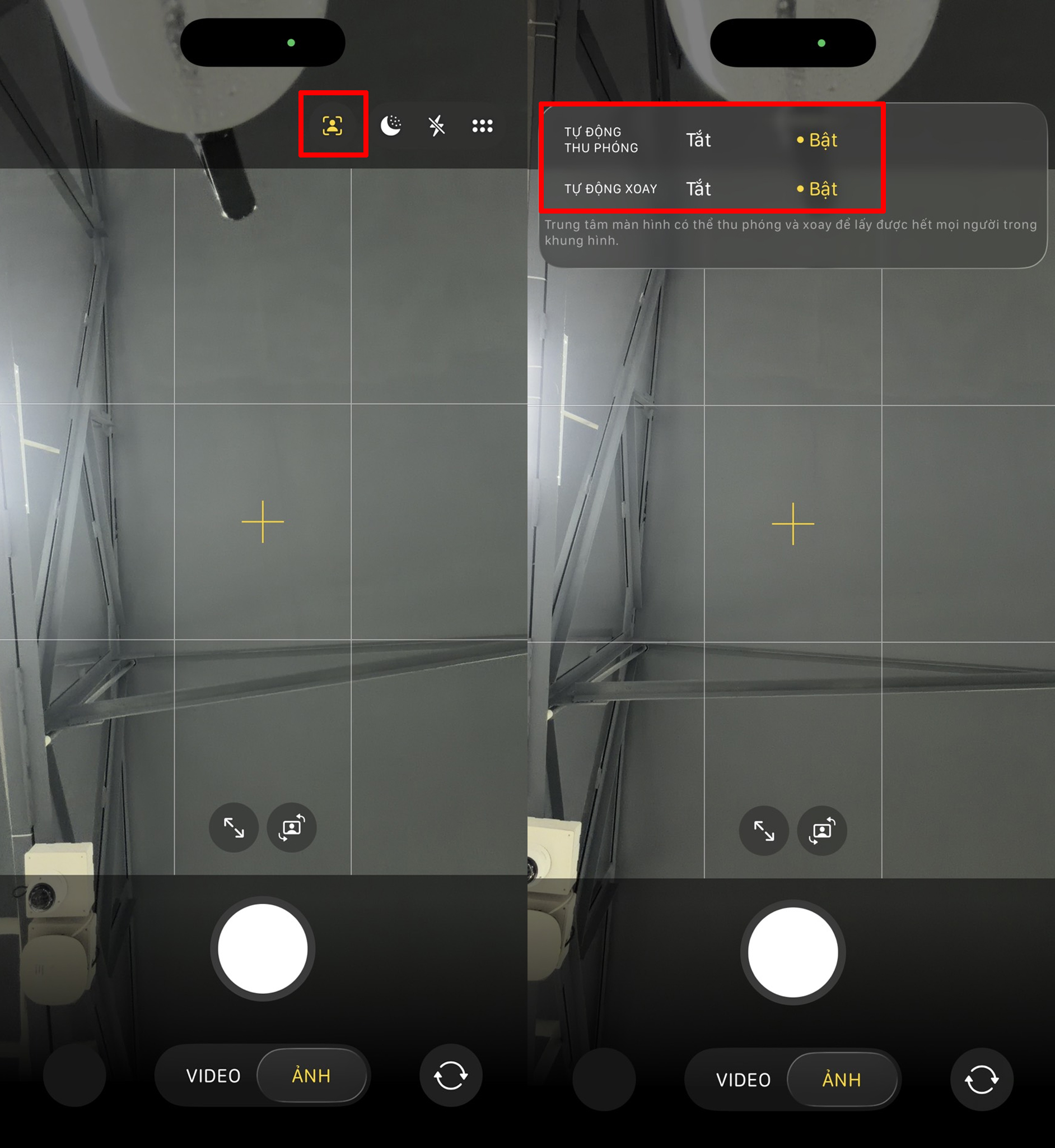 Cách bật/tắt Center Stage trên iPhone 17 Series