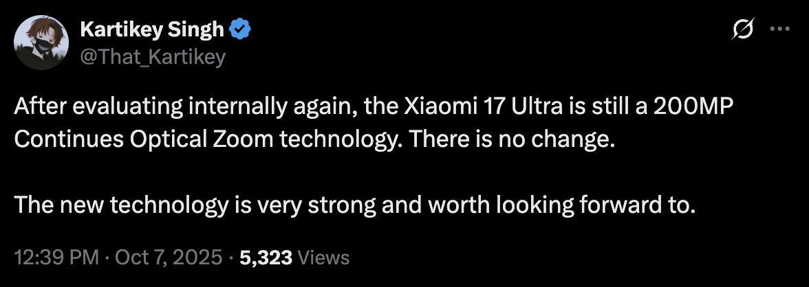 Xiaomi 17 Ultra Xiaomi 17 Ultra