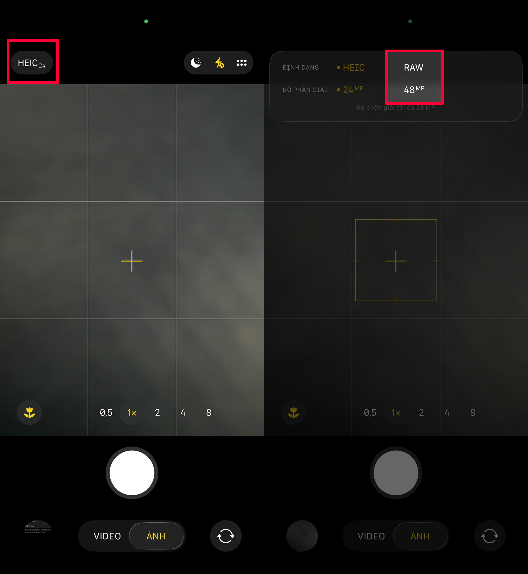 Cách bật ProRAW trên iPhone 17 Series