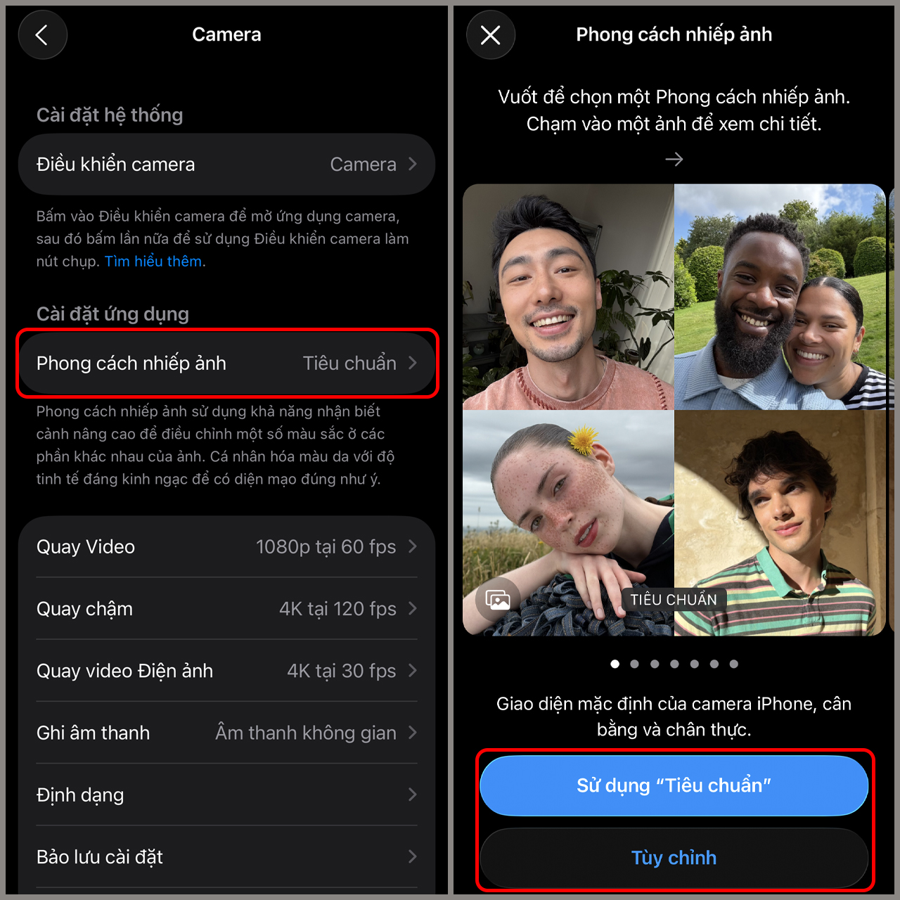 Phong cách nhiếp ảnh trên iPhone là gì
