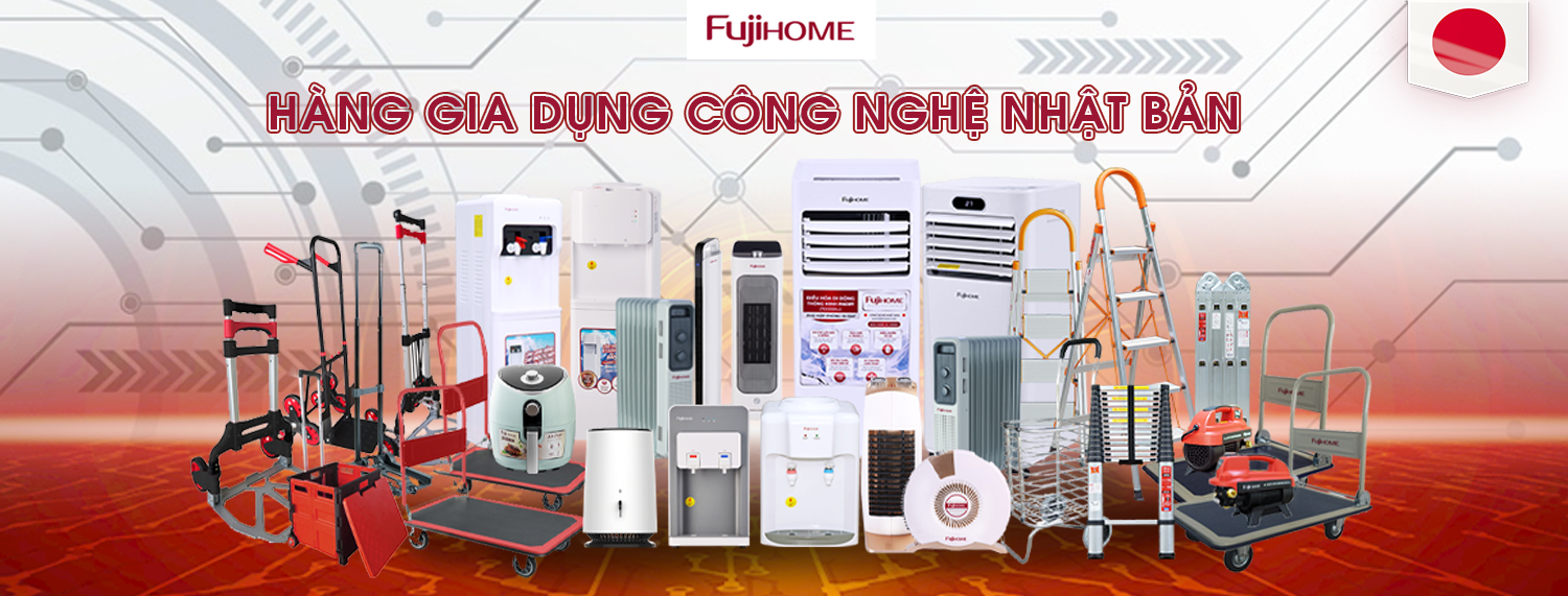 Fujihome phù hợp cho người ưu tiên độ bền, cần thiết bị gia dụng chất lượng Nhật với giá hợp lý