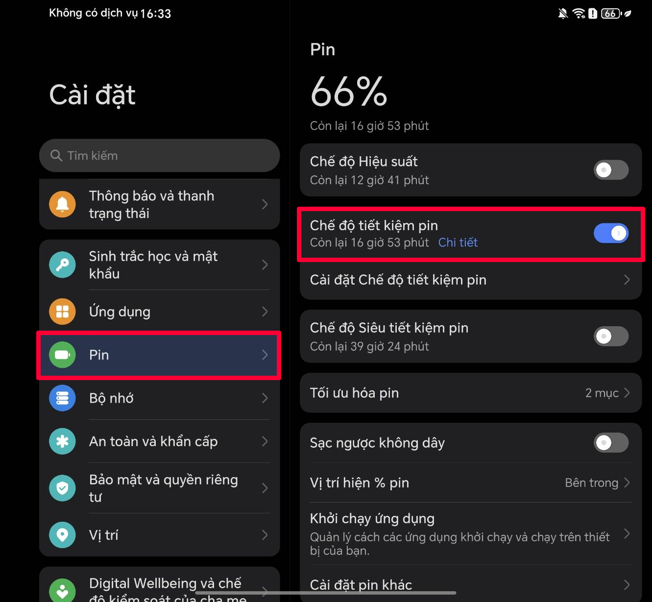 Cách bật tiết kiệm pin trên HONOR Magic V5
