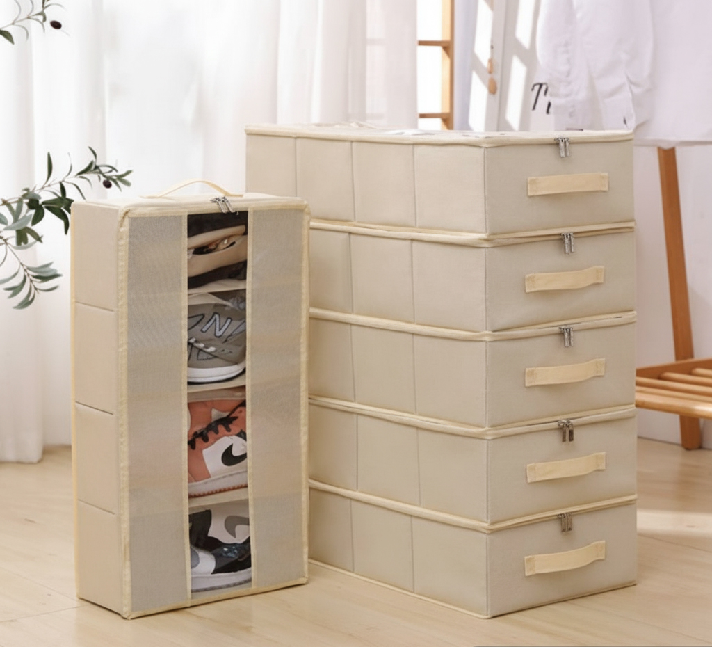 Hộp nhựa đựng đồ đa năng Tanaka SB07BE 30 lít có thể gấp gọn khi không dùng