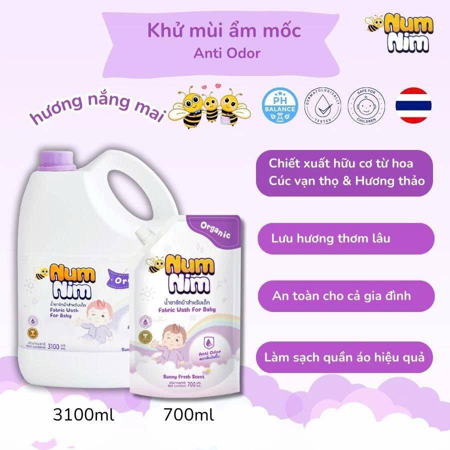 Nước giặt NumNim tím khử mùi