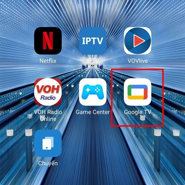 Điều khiển tivi Coocaa bằng ứng dụng Google TV trên điện thoại