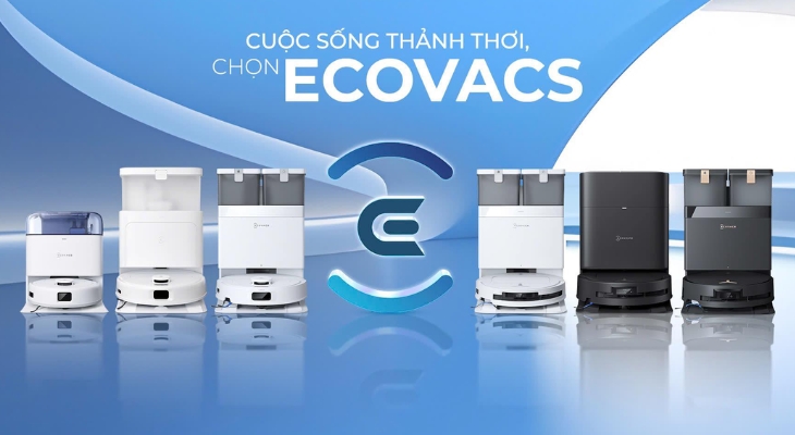 Ecovacs là thương hiệu gia dụng điện tử nổi tiếng đến từ Trung Quốc