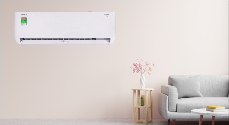 Máy lạnh Reetech nổi bật với máy lạnh Inverter giúp kiểm soát nhiệt độ chính xác và tiết kiệm điện năng