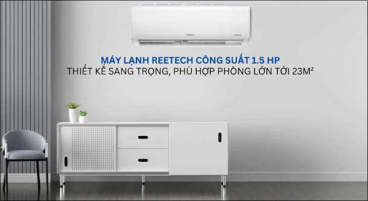 Máy lạnh Reetech phù hợp với người tiêu dùng có ngân sách vừa phải, mong muốn sở hữu máy lạnh chất lượng tốt