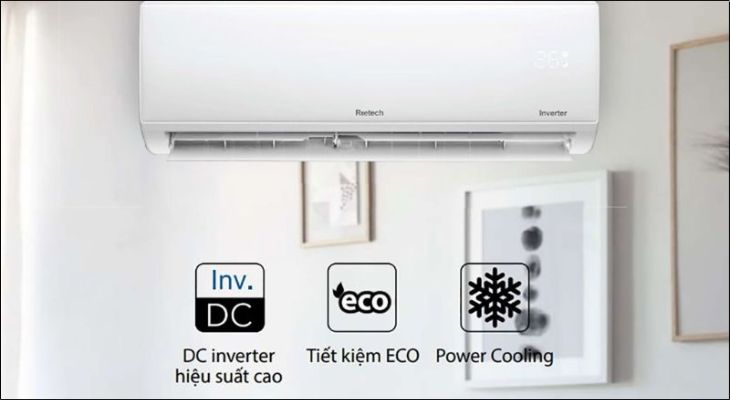 Máy lạnh Reetech có nhiều chế độ, giúp bạn dễ dàng lựa chọn phù hợp với nhu cầu và thời tiết