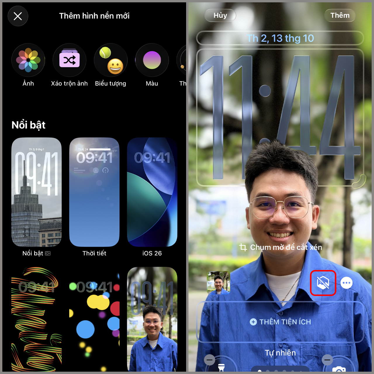 Cách cài màn hình khóa 3D trên iOS 26 Cách cài màn hình khóa 3D trên iOS 26